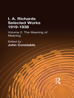 cover image of Meaning of Meaning         V 2